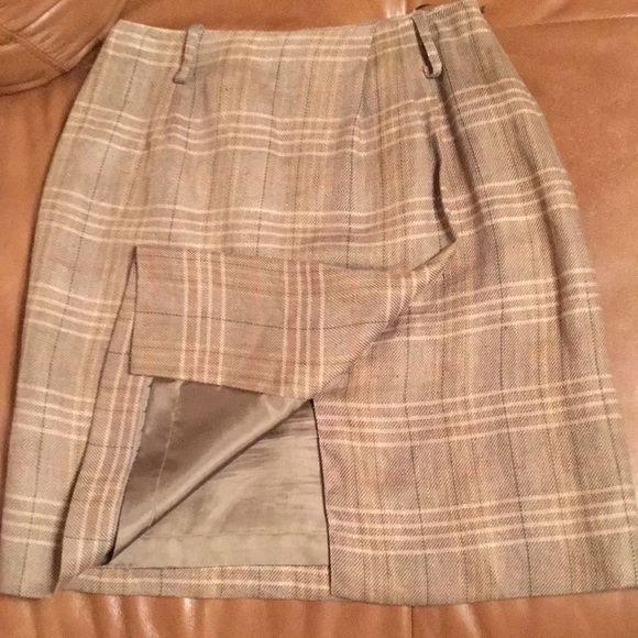 Jones New York linen miniskirt fully lined w/acetate size4 BELT IS NOT INCLUDED - Picture 13 of 13